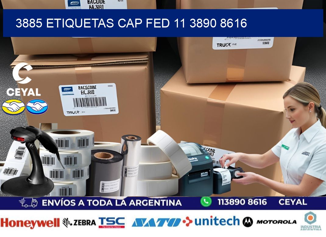 3885 ETIQUETAS CAP FED 11 3890 8616