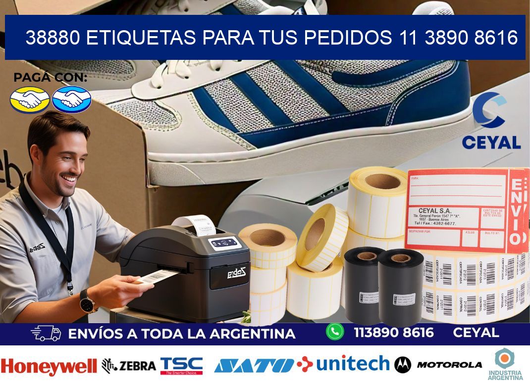 38880 ETIQUETAS PARA TUS PEDIDOS 11 3890 8616