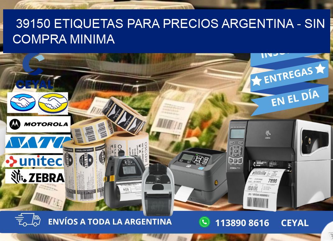 39150 ETIQUETAS PARA PRECIOS ARGENTINA – SIN COMPRA MINIMA