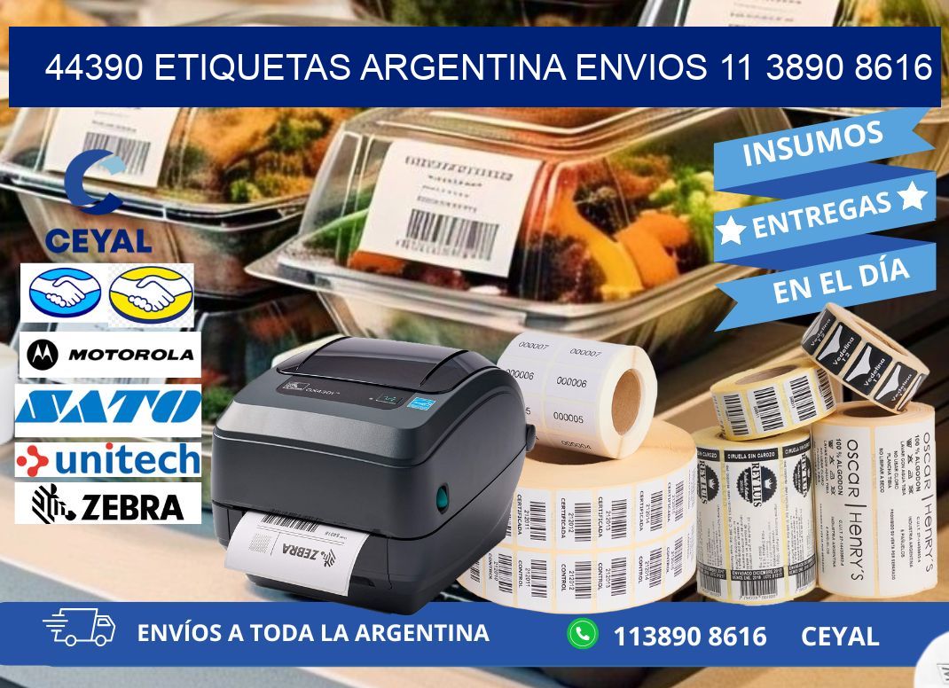 44390 ETIQUETAS ARGENTINA ENVIOS 11 3890 8616