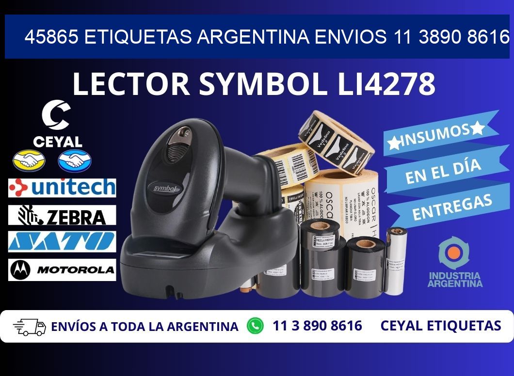 45865 ETIQUETAS ARGENTINA ENVIOS 11 3890 8616