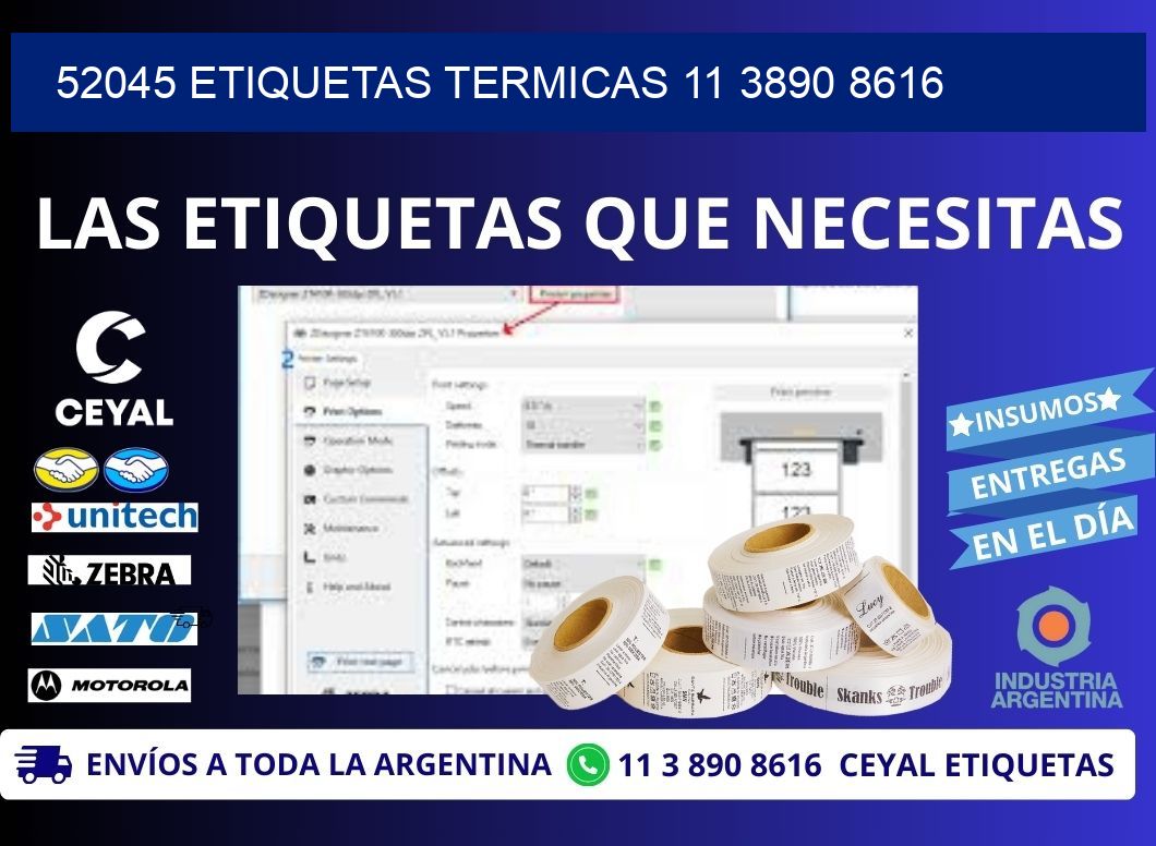 52045 ETIQUETAS TERMICAS 11 3890 8616