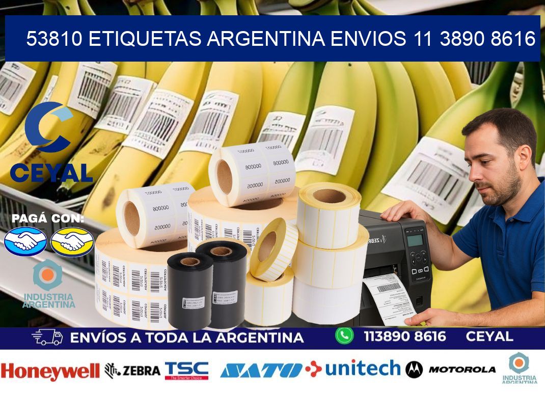 53810 ETIQUETAS ARGENTINA ENVIOS 11 3890 8616