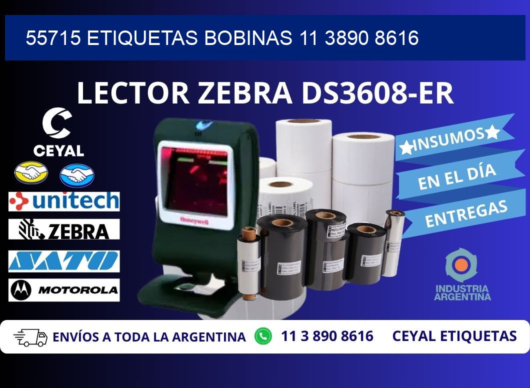 55715 ETIQUETAS BOBINAS 11 3890 8616