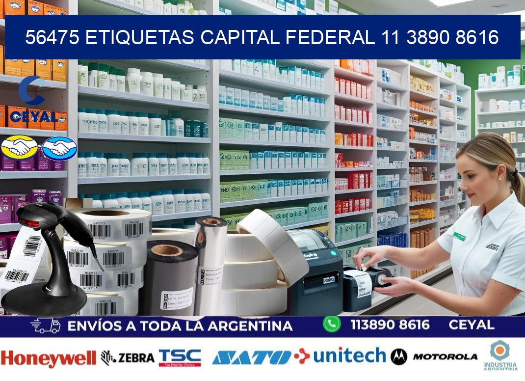 56475 ETIQUETAS CAPITAL FEDERAL 11 3890 8616