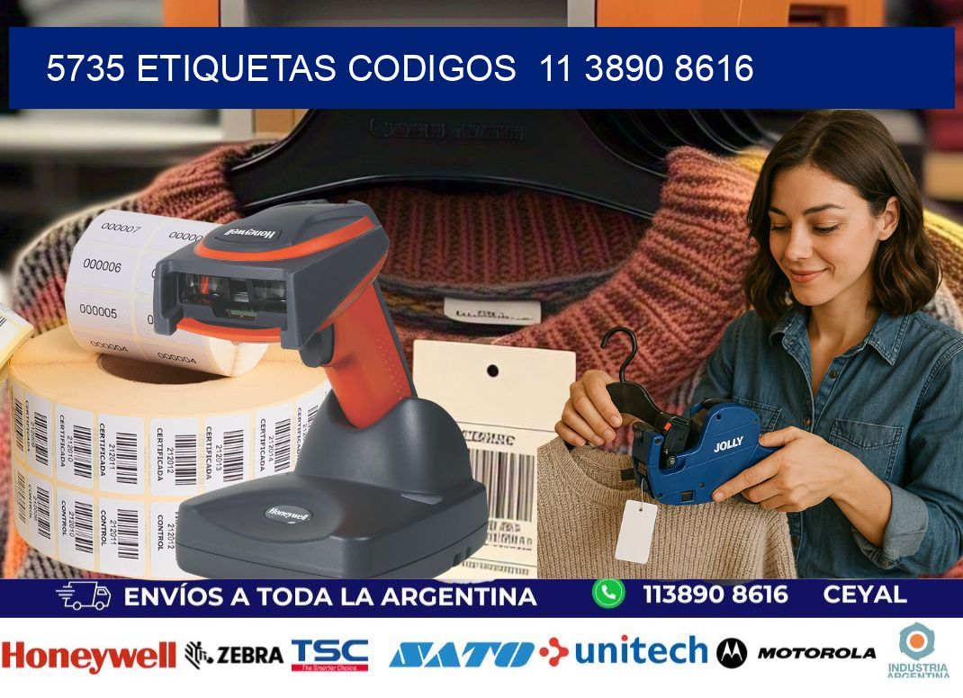 5735 ETIQUETAS CODIGOS  11 3890 8616