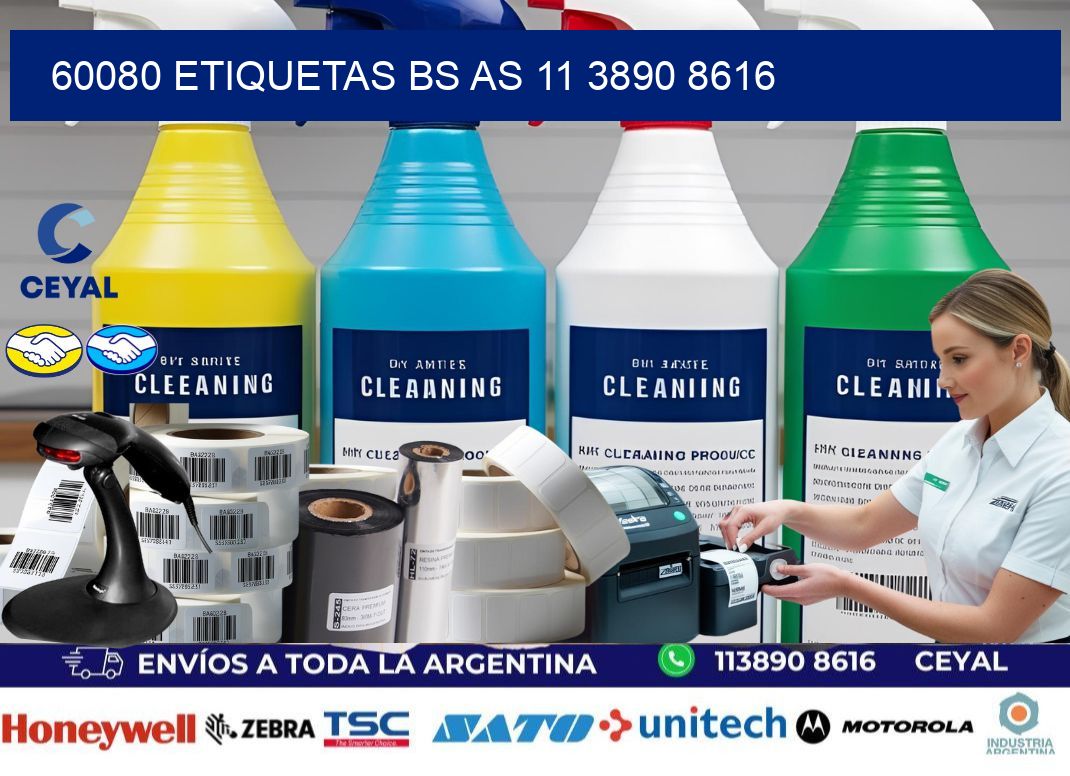 60080 ETIQUETAS BS AS 11 3890 8616