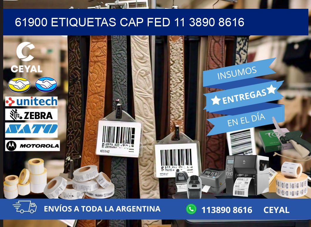 61900 ETIQUETAS CAP FED 11 3890 8616