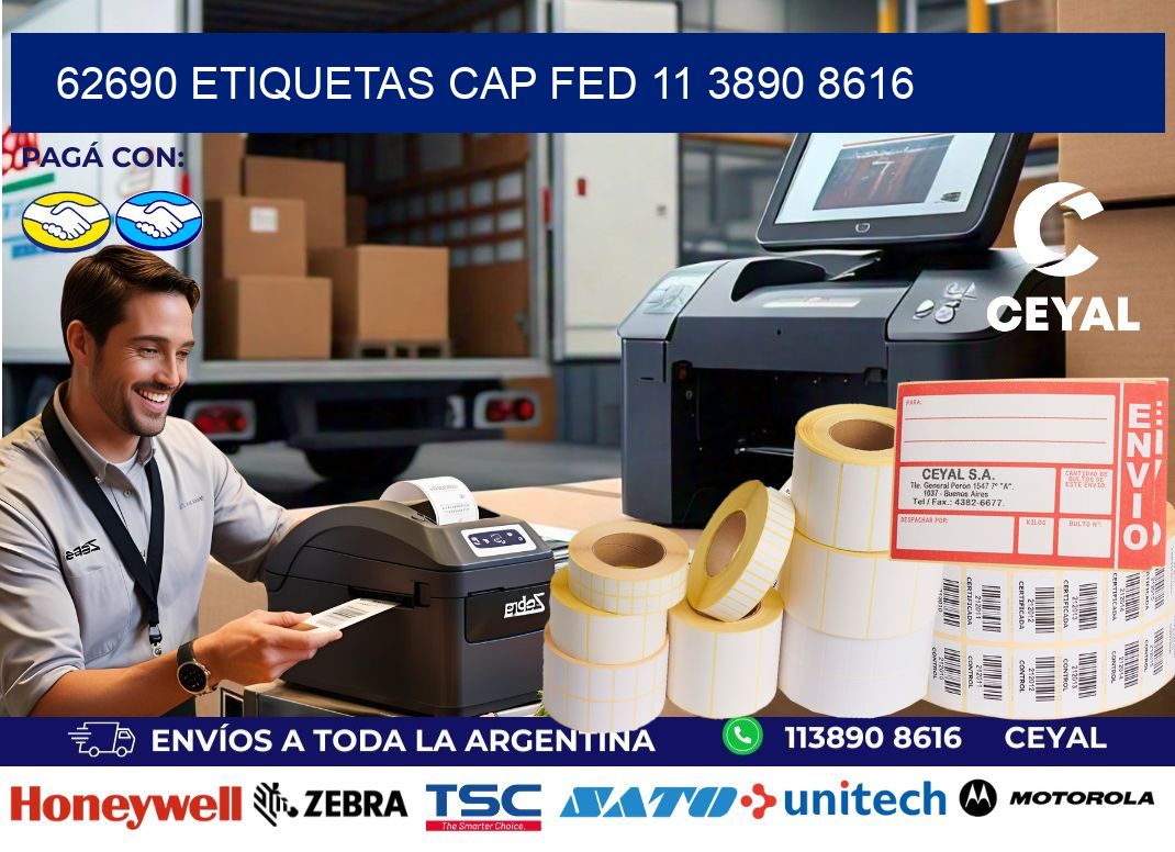 62690 ETIQUETAS CAP FED 11 3890 8616