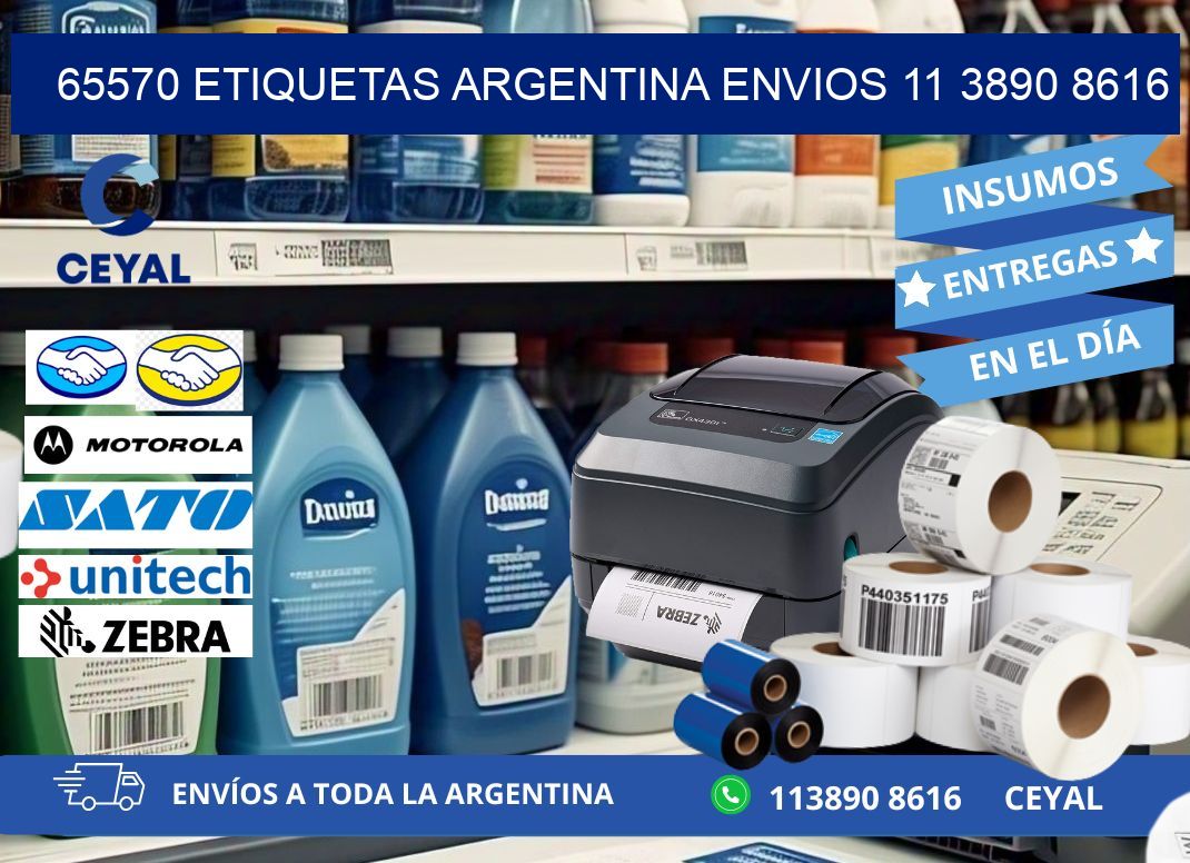 65570 ETIQUETAS ARGENTINA ENVIOS 11 3890 8616