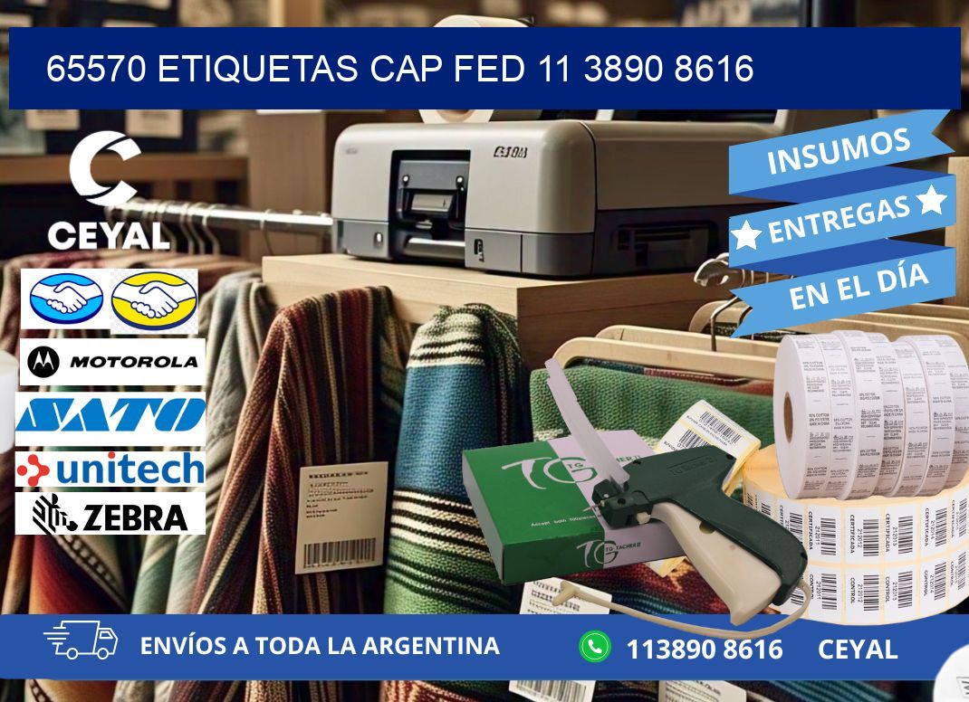 65570 ETIQUETAS CAP FED 11 3890 8616