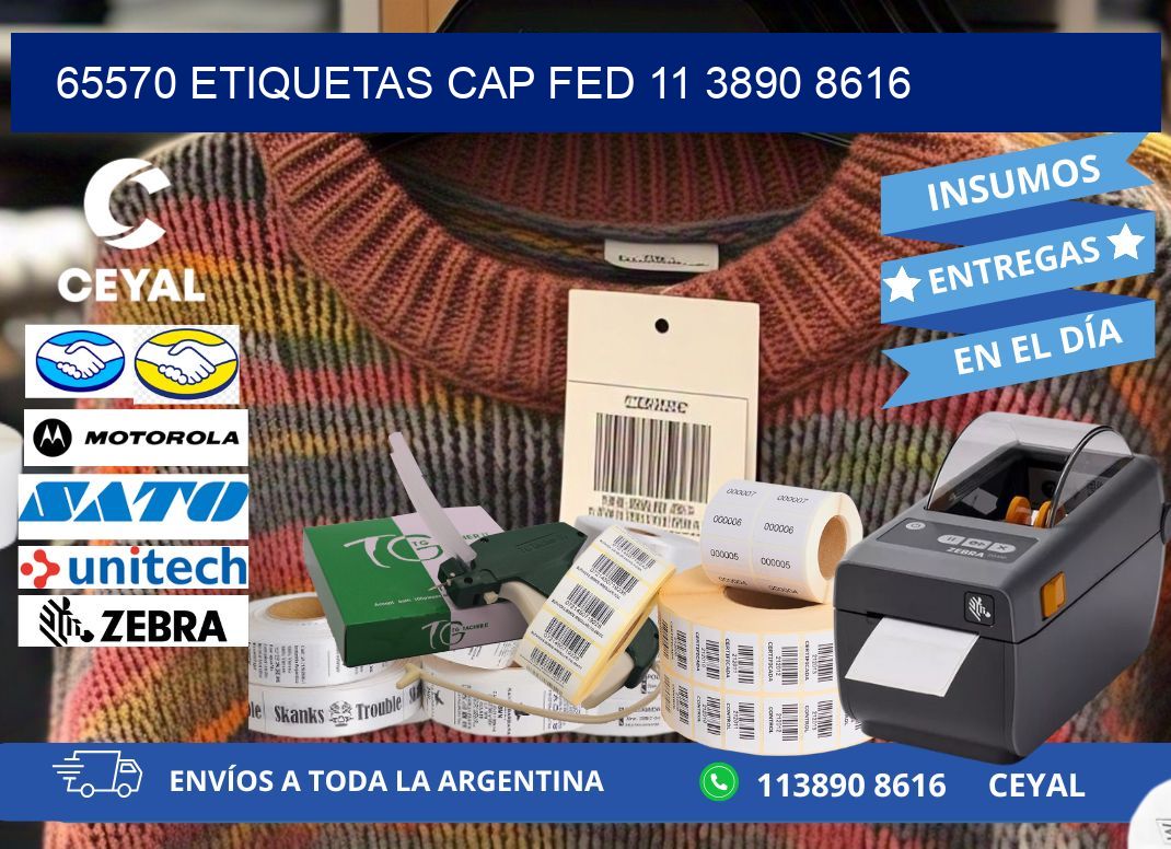 65570 ETIQUETAS CAP FED 11 3890 8616