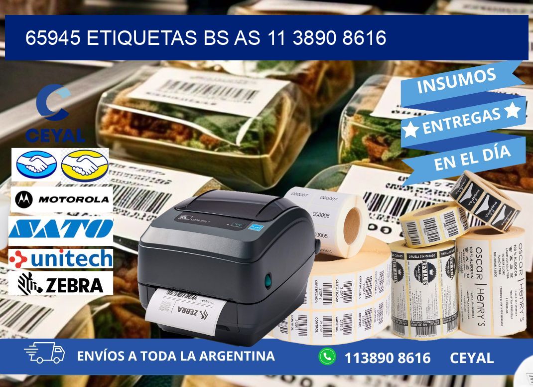 65945 ETIQUETAS BS AS 11 3890 8616