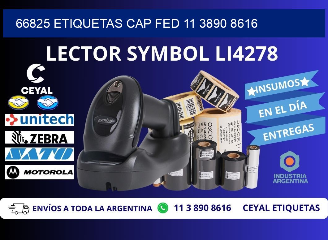 66825 ETIQUETAS CAP FED 11 3890 8616