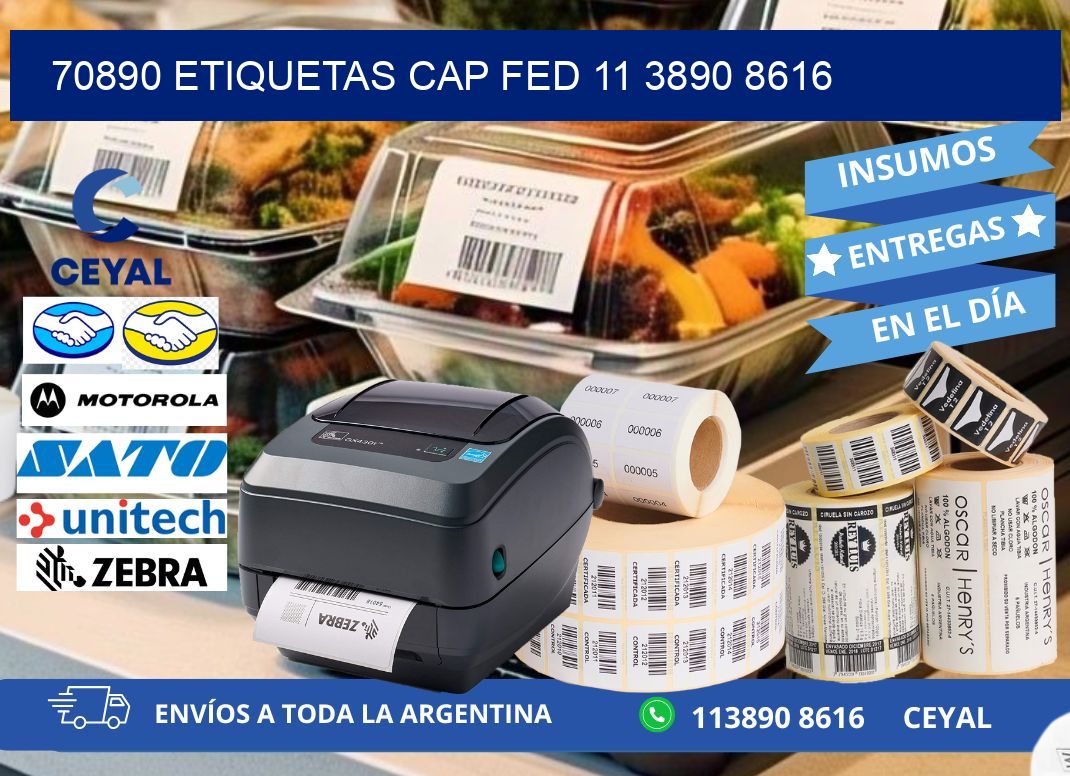 70890 ETIQUETAS CAP FED 11 3890 8616