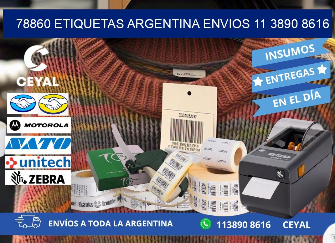 78860 ETIQUETAS ARGENTINA ENVIOS 11 3890 8616