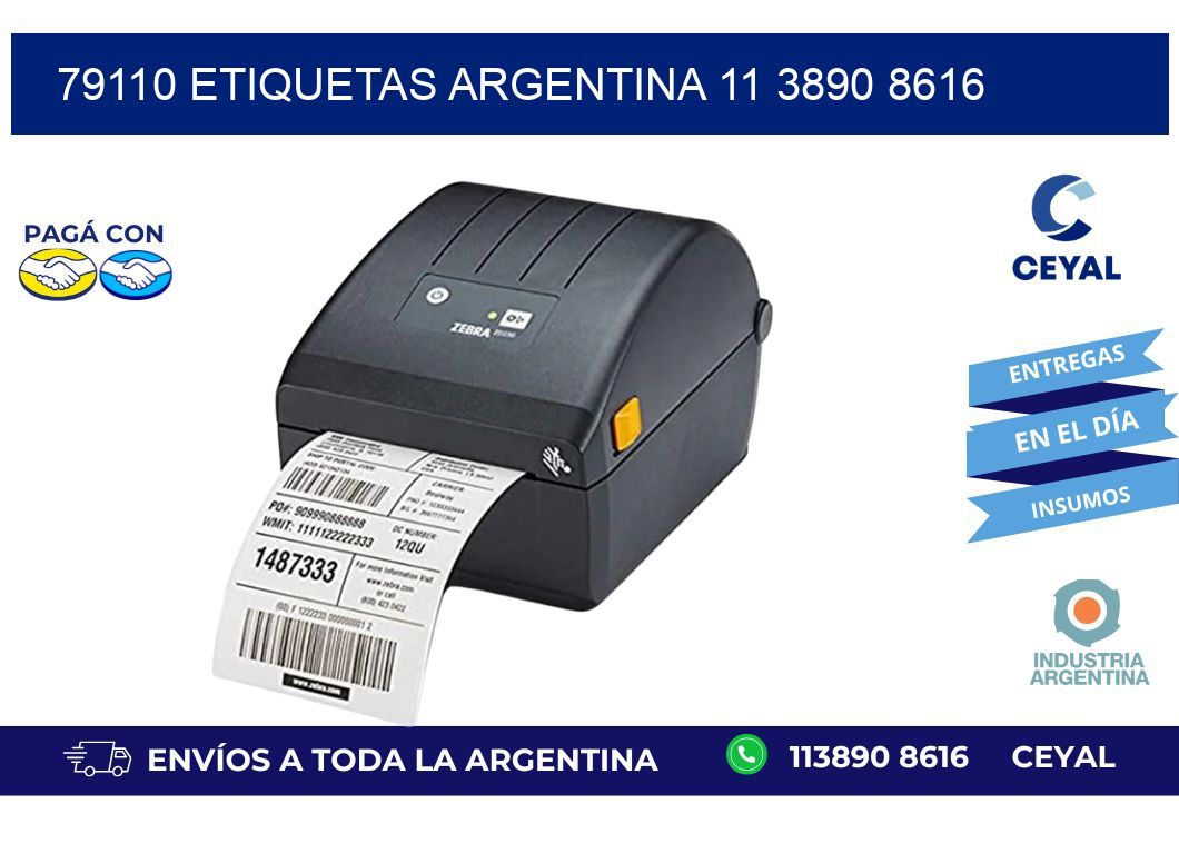 79110 ETIQUETAS ARGENTINA 11 3890 8616