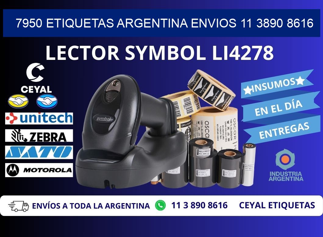 7950 ETIQUETAS ARGENTINA ENVIOS 11 3890 8616