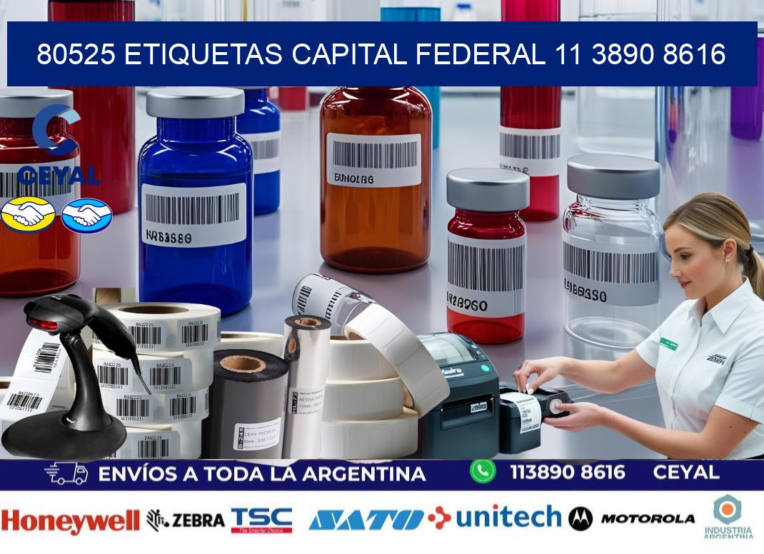 80525 ETIQUETAS CAPITAL FEDERAL 11 3890 8616