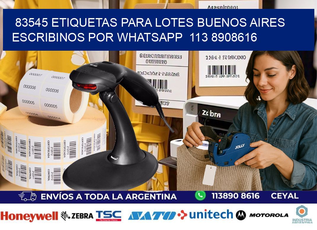 83545 ETIQUETAS PARA LOTES BUENOS AIRES ESCRIBINOS POR WHATSAPP  113 8908616