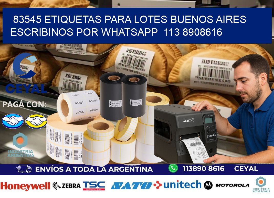 83545 ETIQUETAS PARA LOTES BUENOS AIRES ESCRIBINOS POR WHATSAPP  113 8908616