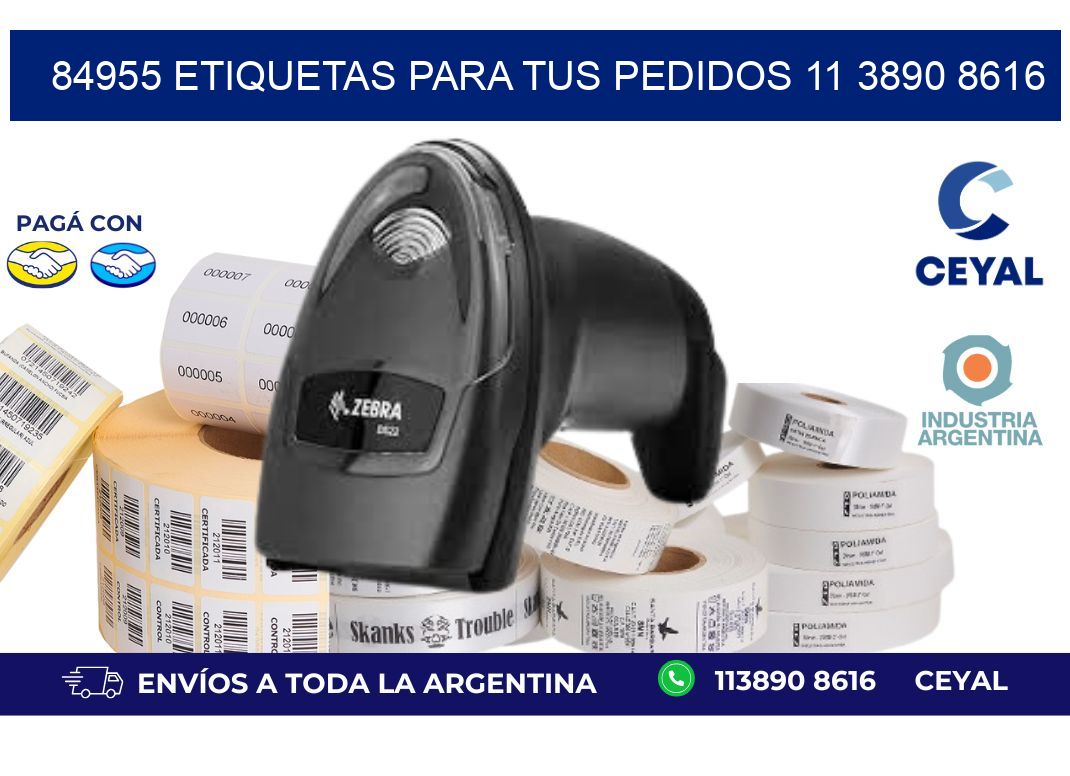 84955 ETIQUETAS PARA TUS PEDIDOS 11 3890 8616