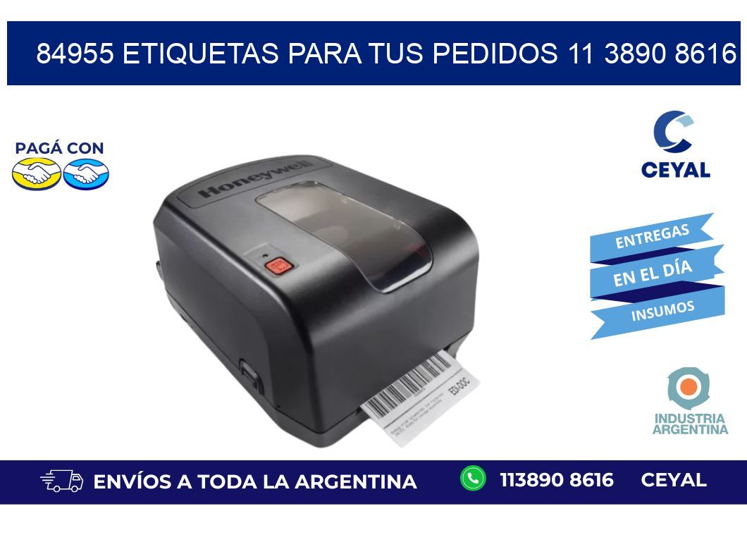 84955 ETIQUETAS PARA TUS PEDIDOS 11 3890 8616