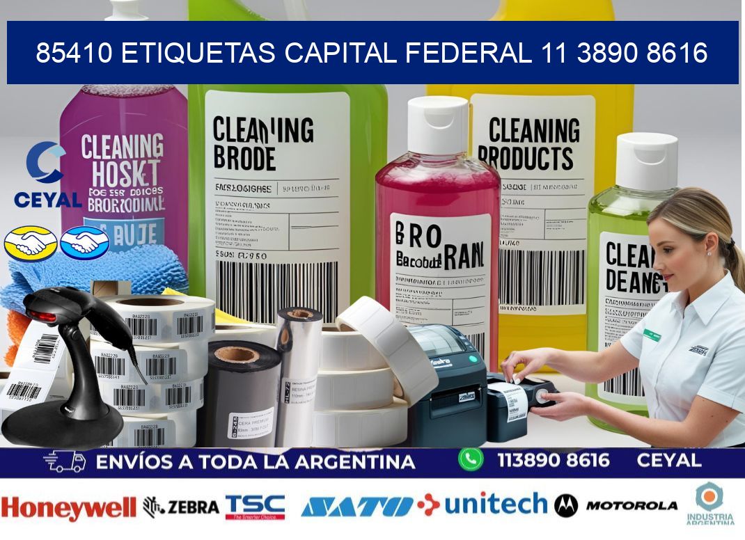 85410 ETIQUETAS CAPITAL FEDERAL 11 3890 8616