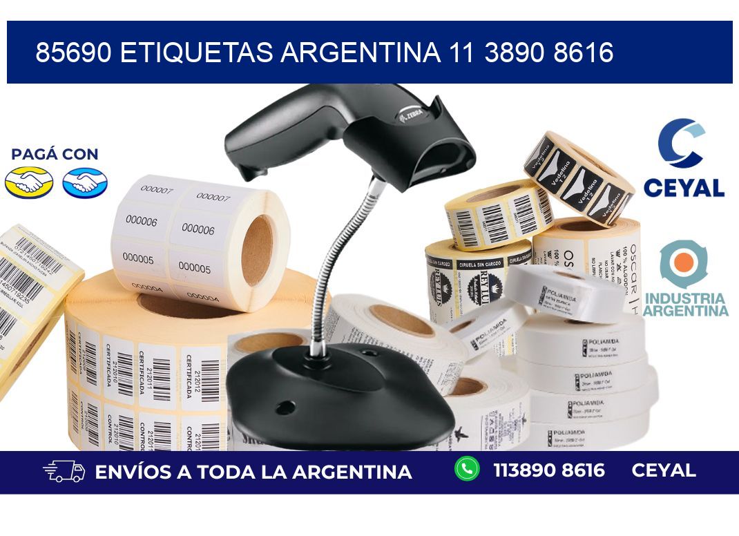 85690 ETIQUETAS ARGENTINA 11 3890 8616