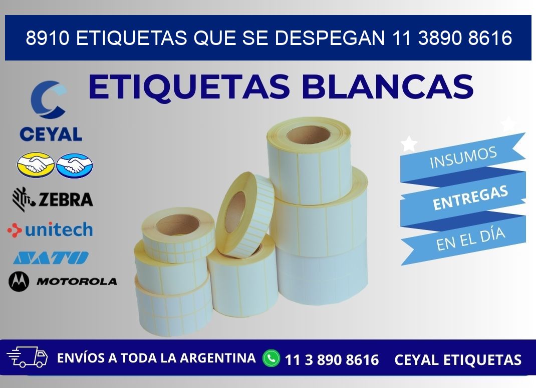 8910 ETIQUETAS QUE SE DESPEGAN 11 3890 8616
