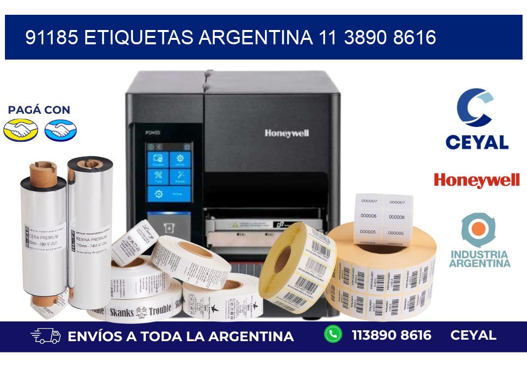 91185 ETIQUETAS ARGENTINA 11 3890 8616