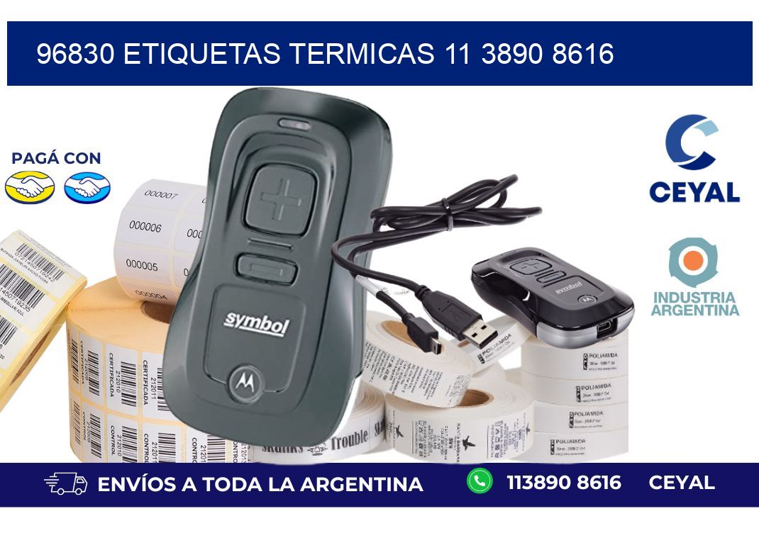 96830 ETIQUETAS TERMICAS 11 3890 8616