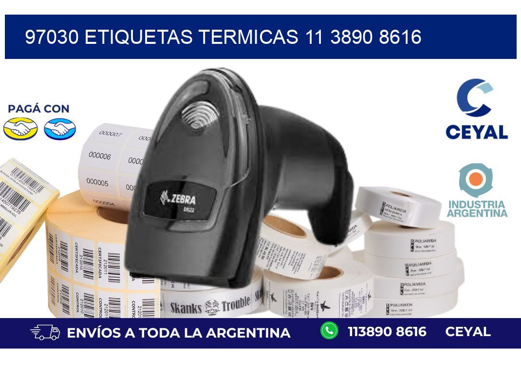 97030 ETIQUETAS TERMICAS 11 3890 8616