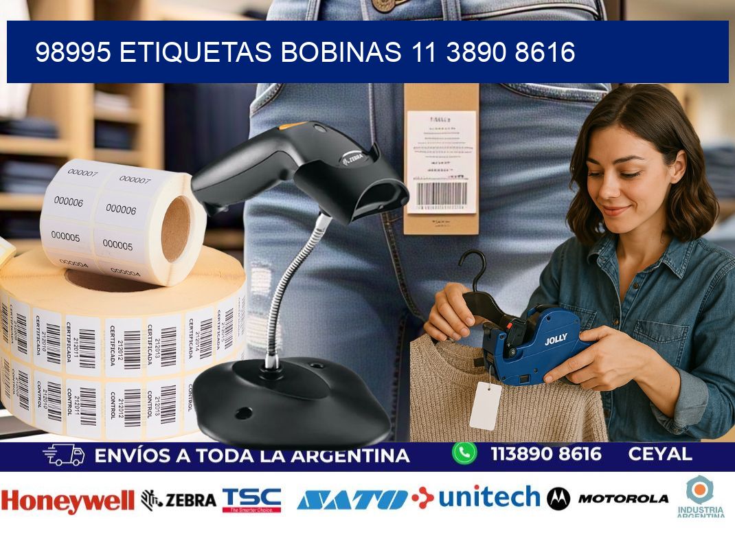 98995 ETIQUETAS BOBINAS 11 3890 8616