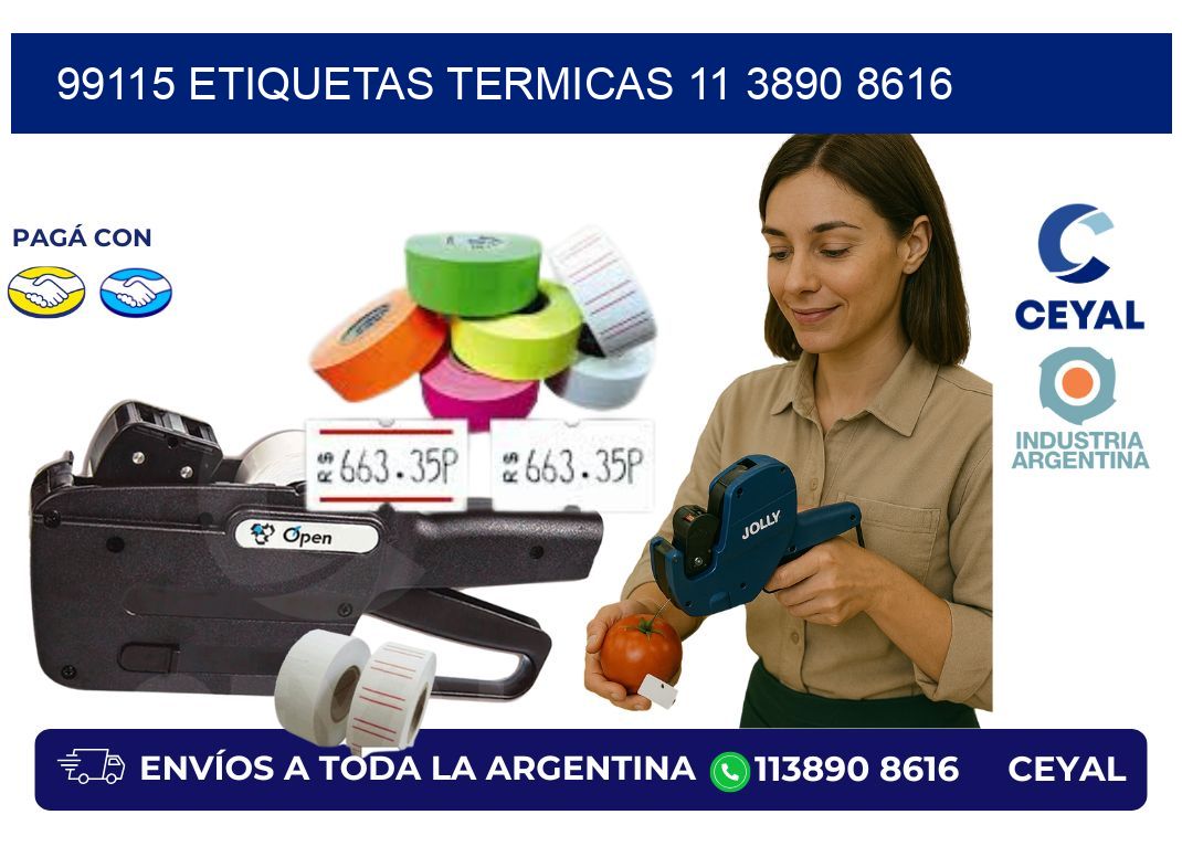 99115 ETIQUETAS TERMICAS 11 3890 8616