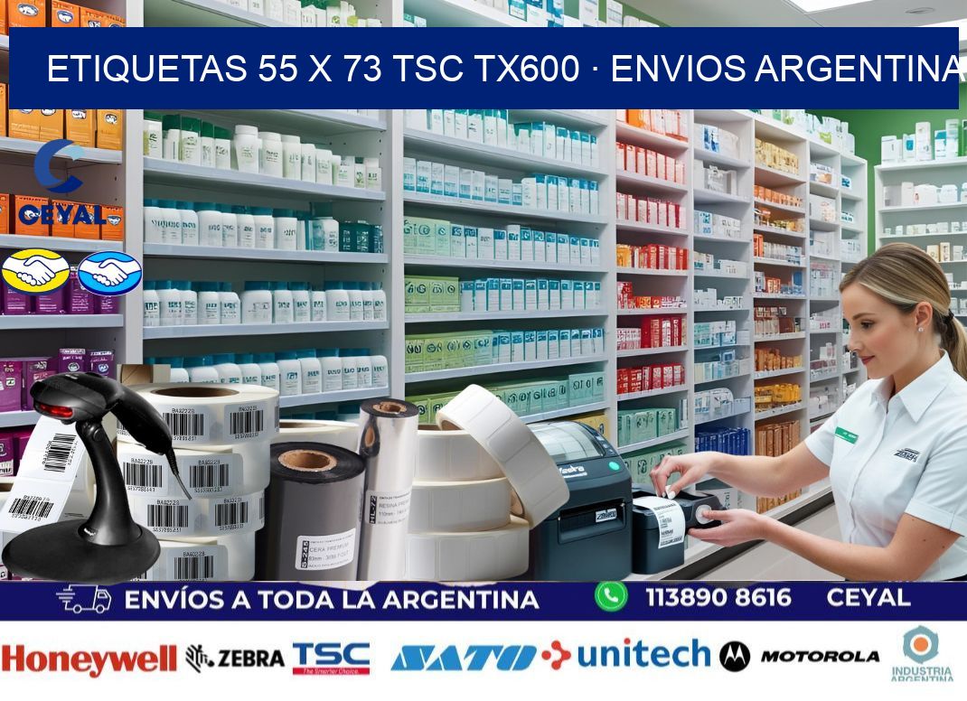 ETIQUETAS 55 x 73 TSC TX600 · ENVIOS ARGENTINA