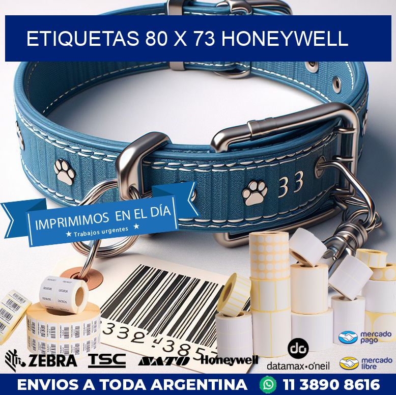 ETIQUETAS 80 x 73 HONEYWELL