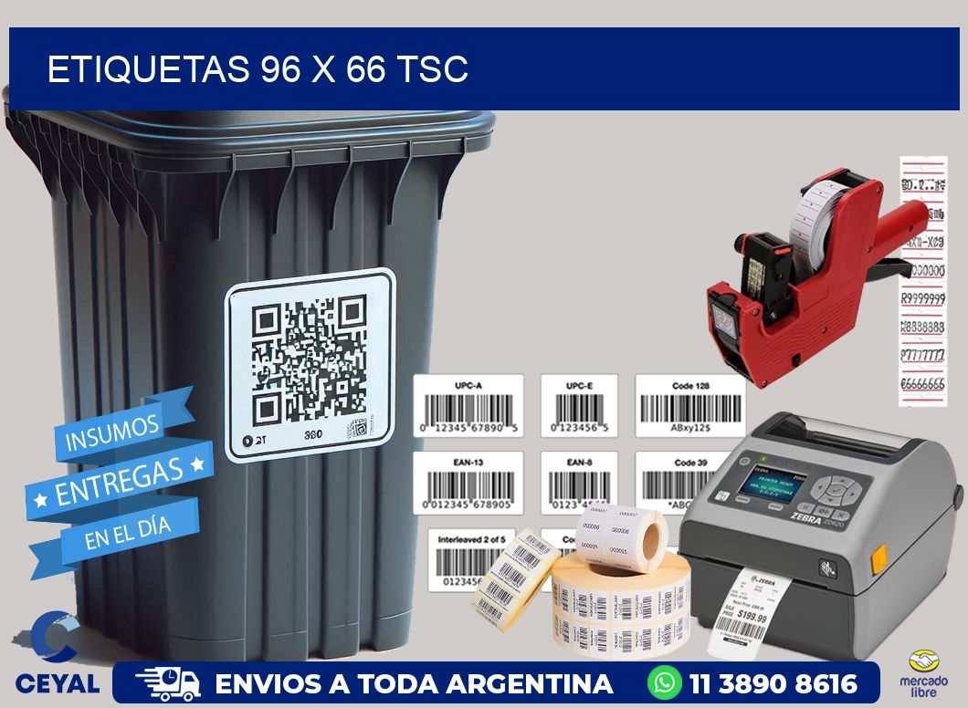 ETIQUETAS 96 x 66 TSC