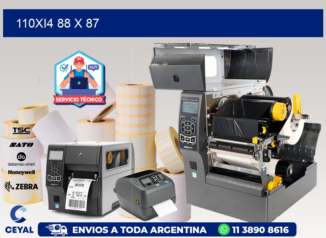 110Xi4 88 x 87
