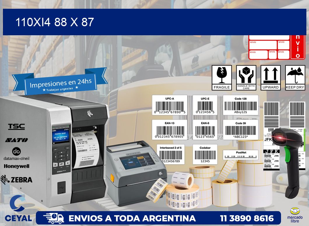110Xi4 88 x 87