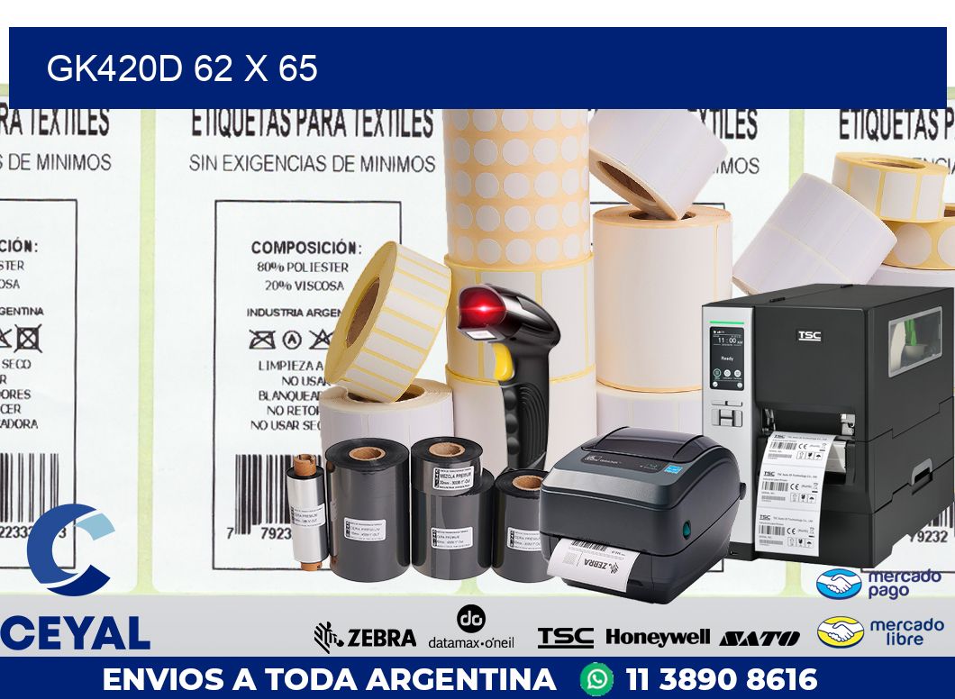 GK420D 62 x 65
