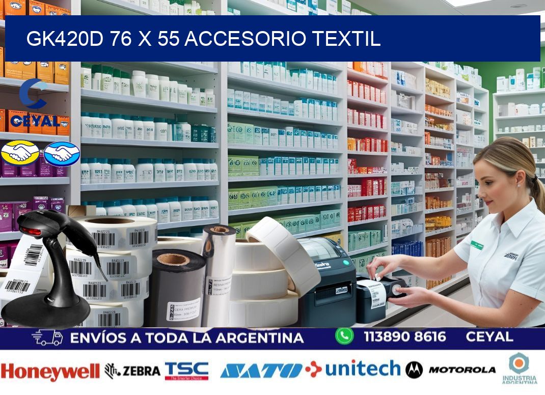 GK420D 76 x 55 ACCESORIO TEXTIL