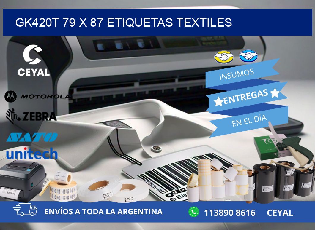 GK420T 79 x 87 ETIQUETAS TEXTILES