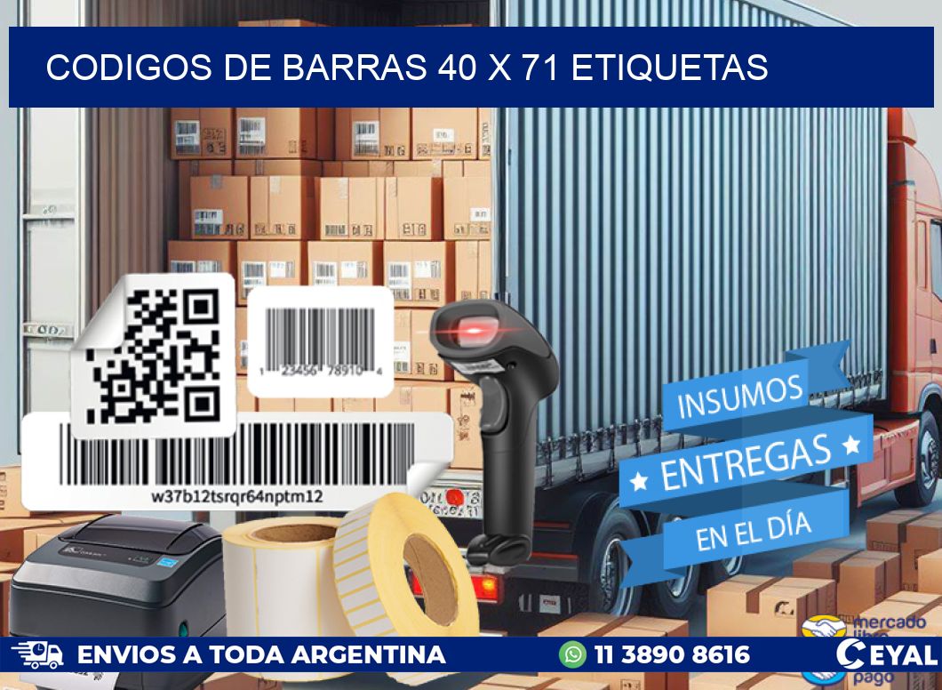 codigos de barras 40 x 71 etiquetas