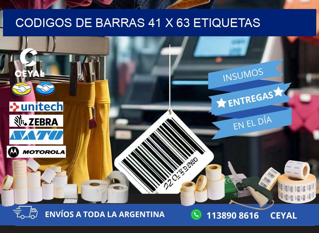 codigos de barras 41 x 63 etiquetas
