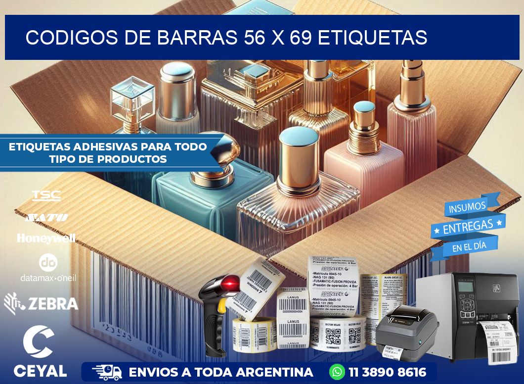 codigos de barras 56 x 69 etiquetas