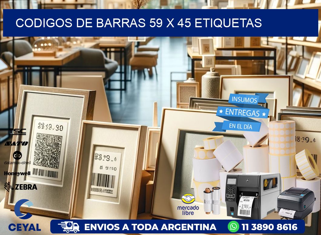 codigos de barras 59 x 45 etiquetas