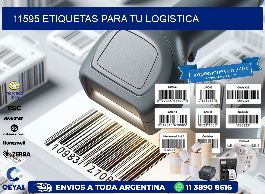 11595 etiquetas para tu logistica