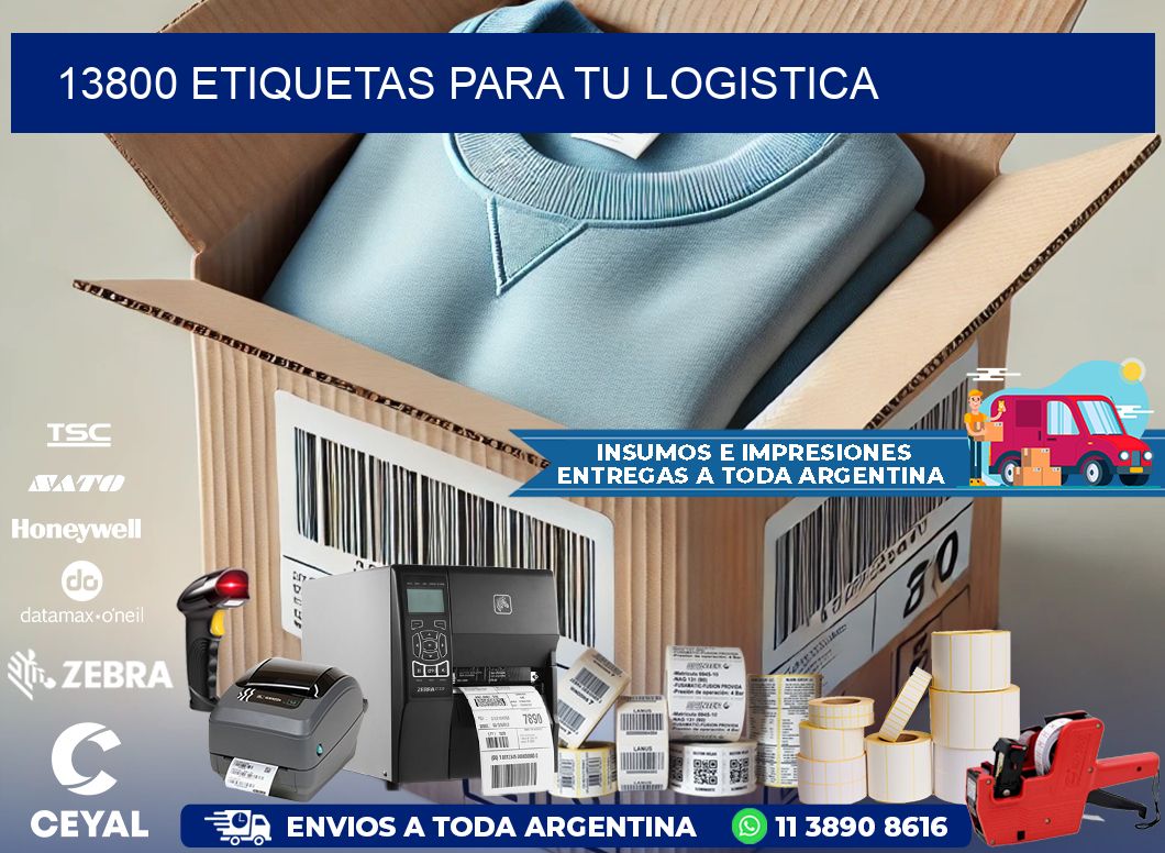13800 etiquetas para tu logistica