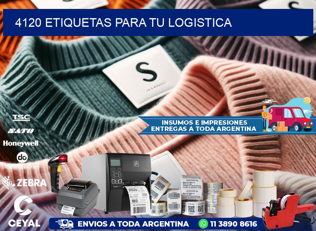 4120 etiquetas para tu logistica